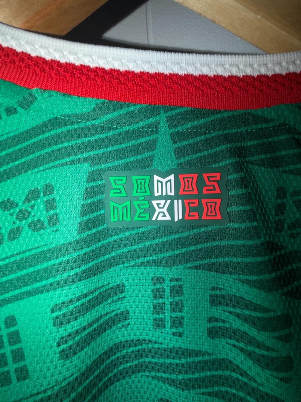 adidas Mexico Green Long Sleeve Soccer Jersey - Picture 6 of 7